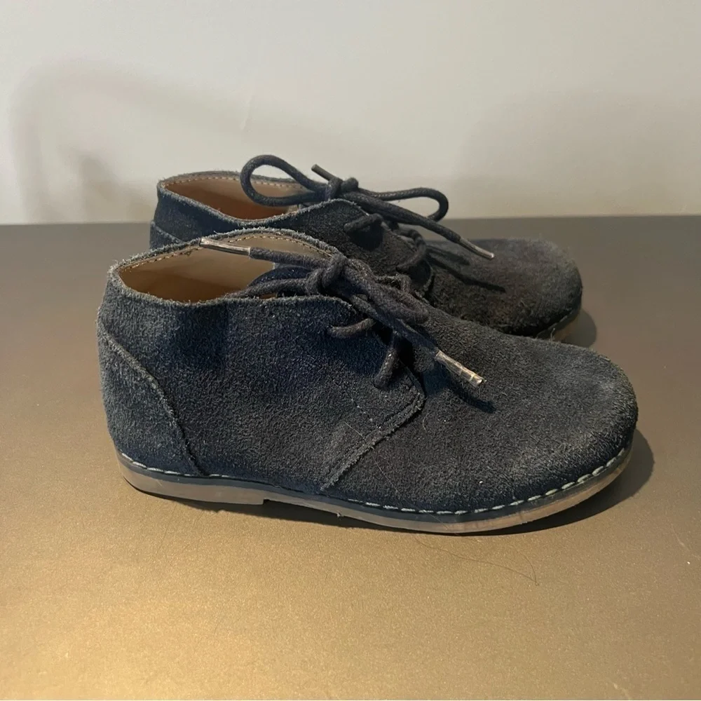 Janie & Jack suede boys shoes size 9